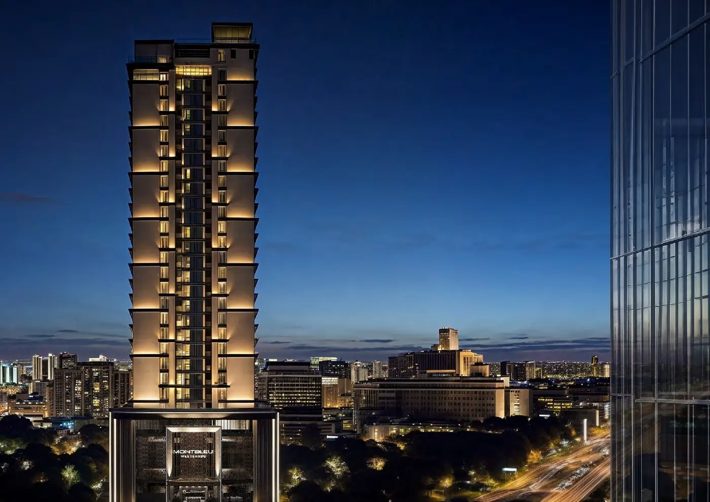Wizualizacja inwestycji MontBleu, Westlands, ujęcie 1